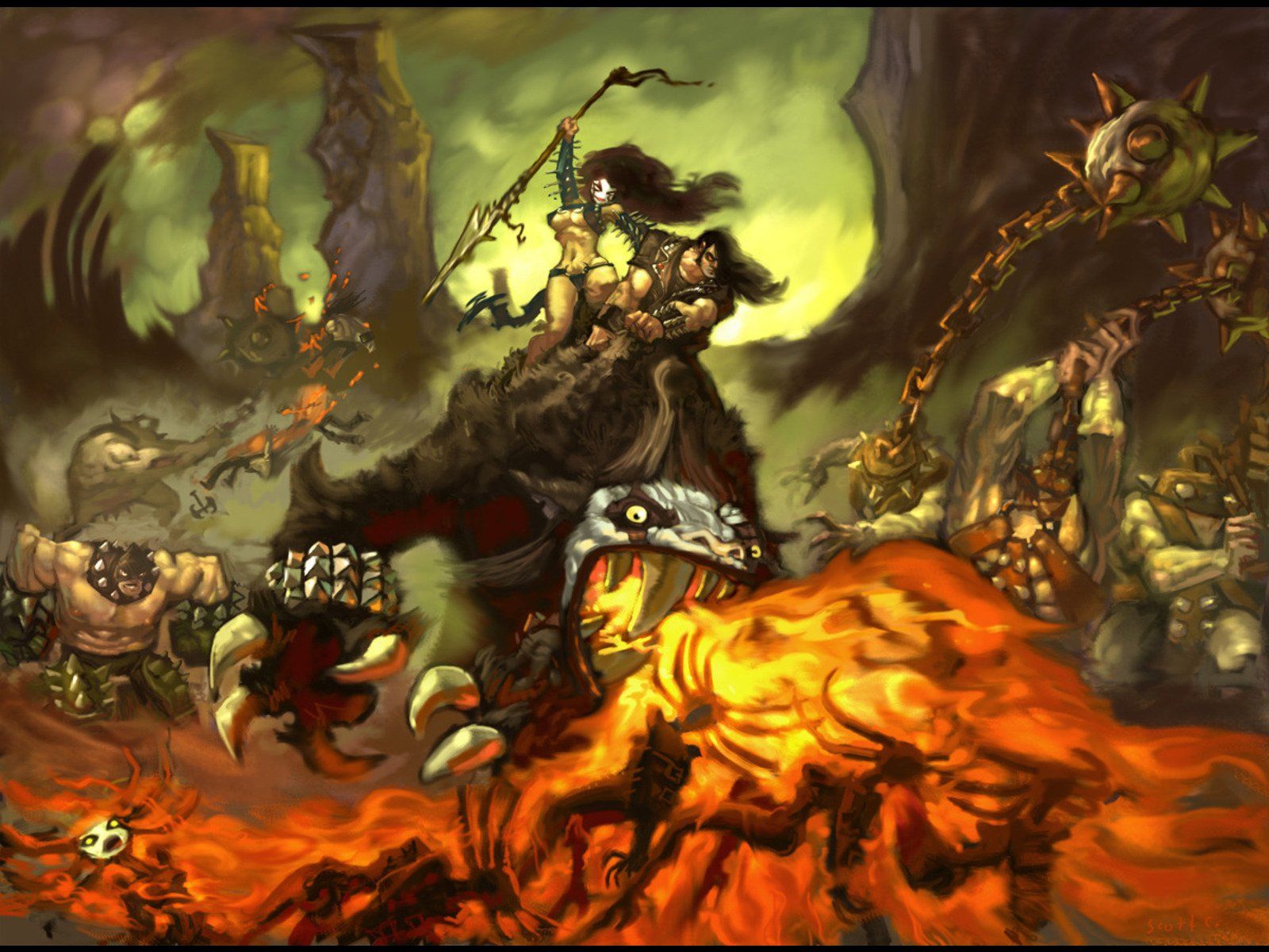1600x1200 Download Video Game Brutal Legend Art
