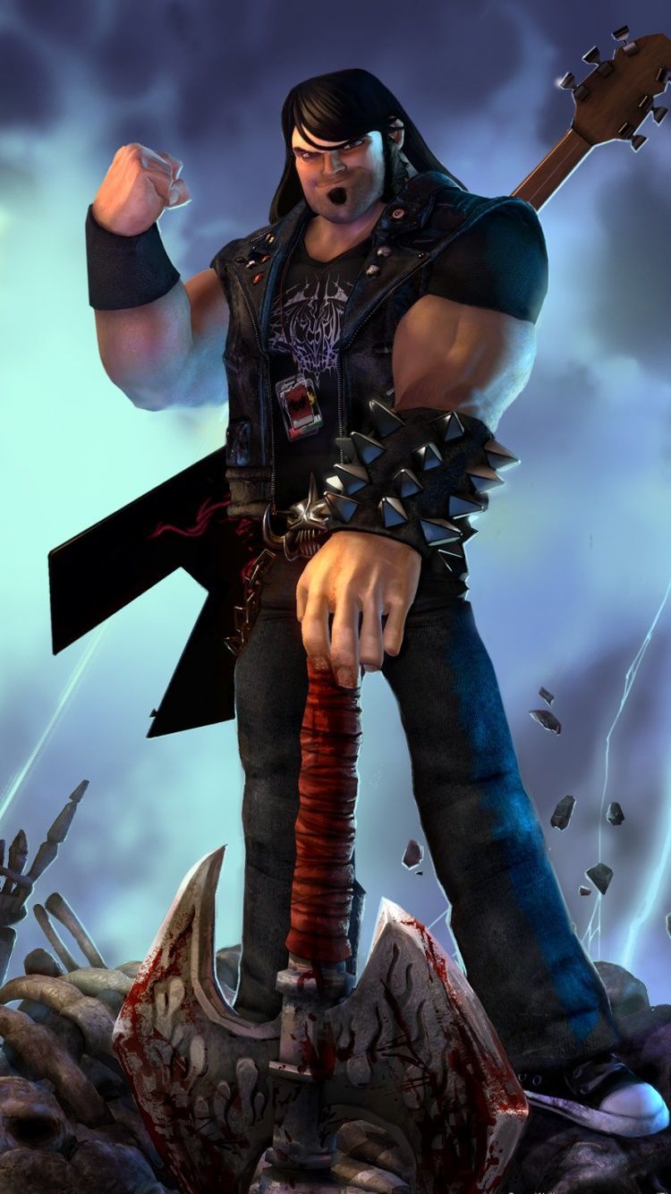 750x1334 BRUTAL LEGEND PHONE WALLPAPER HD wallpaper