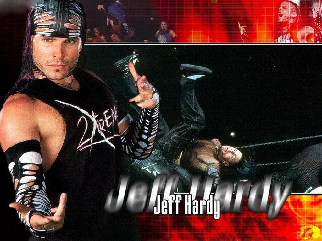 1024x768 Wrestling Hits: WWE Jeff Hardy Wallpaper