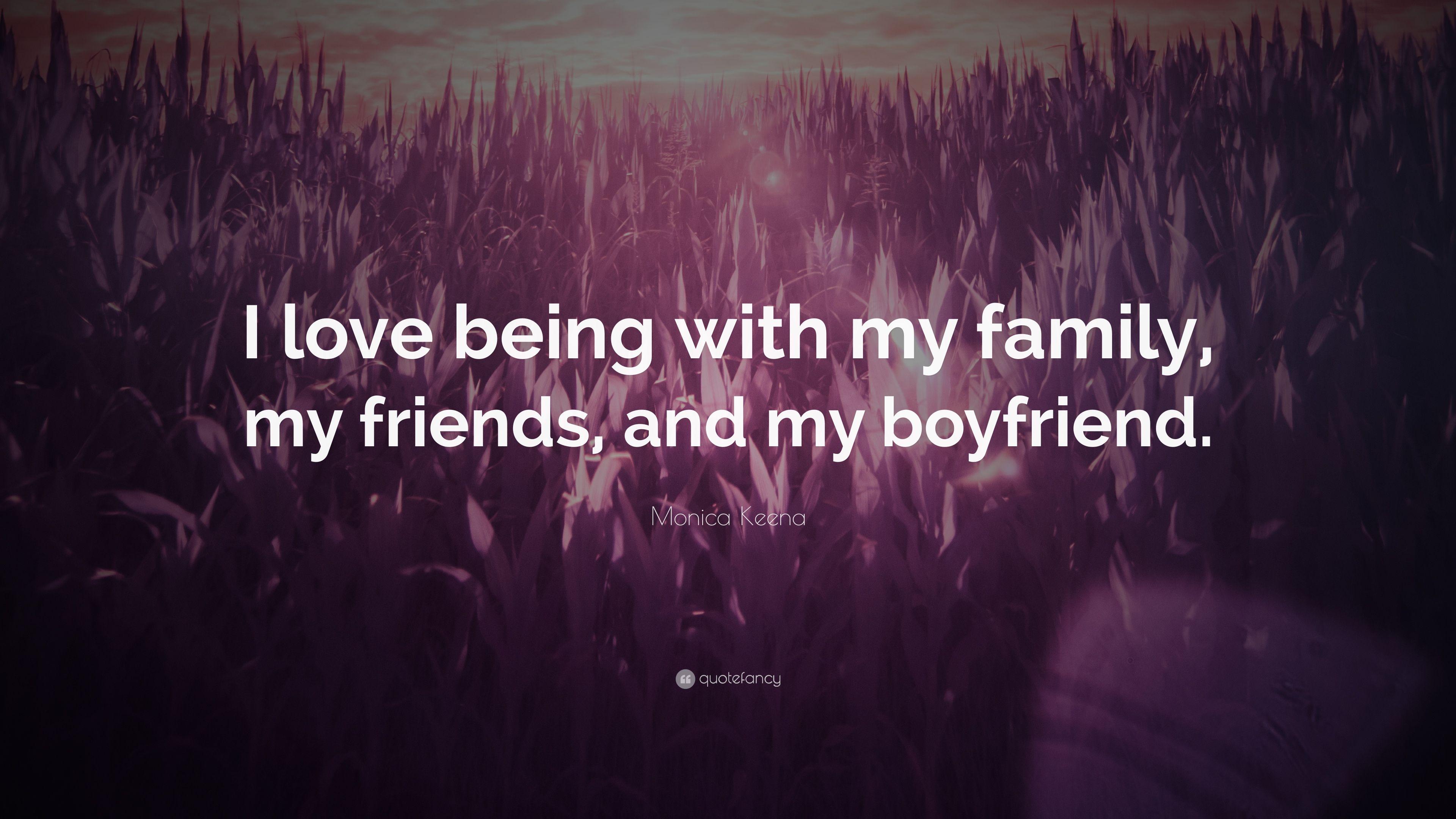 3840x2160 Monica Keena Quote: “I love being with my family, my friends