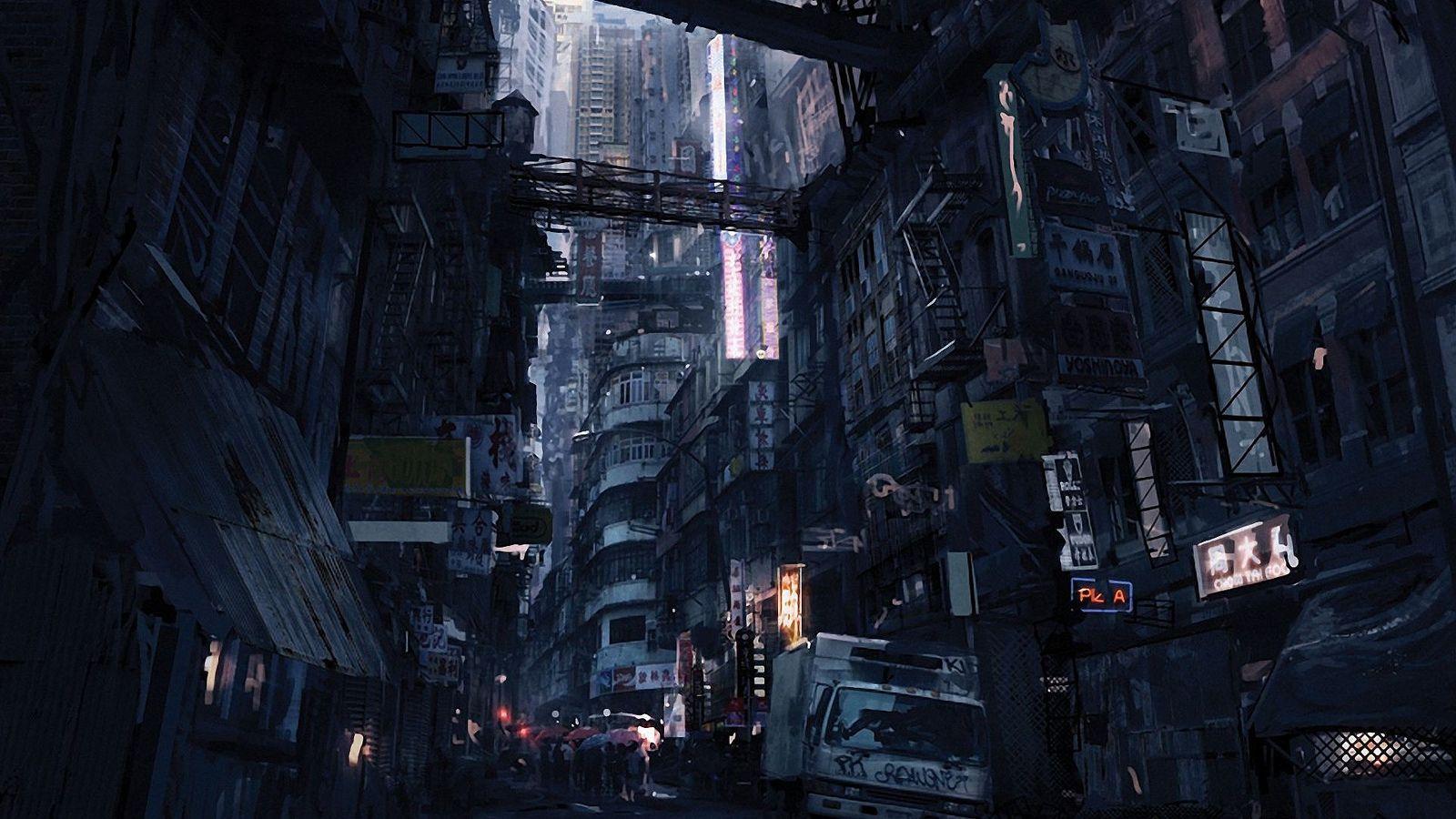 1600x900 Future. Cyberpunk city, Futuristic city, Concept art