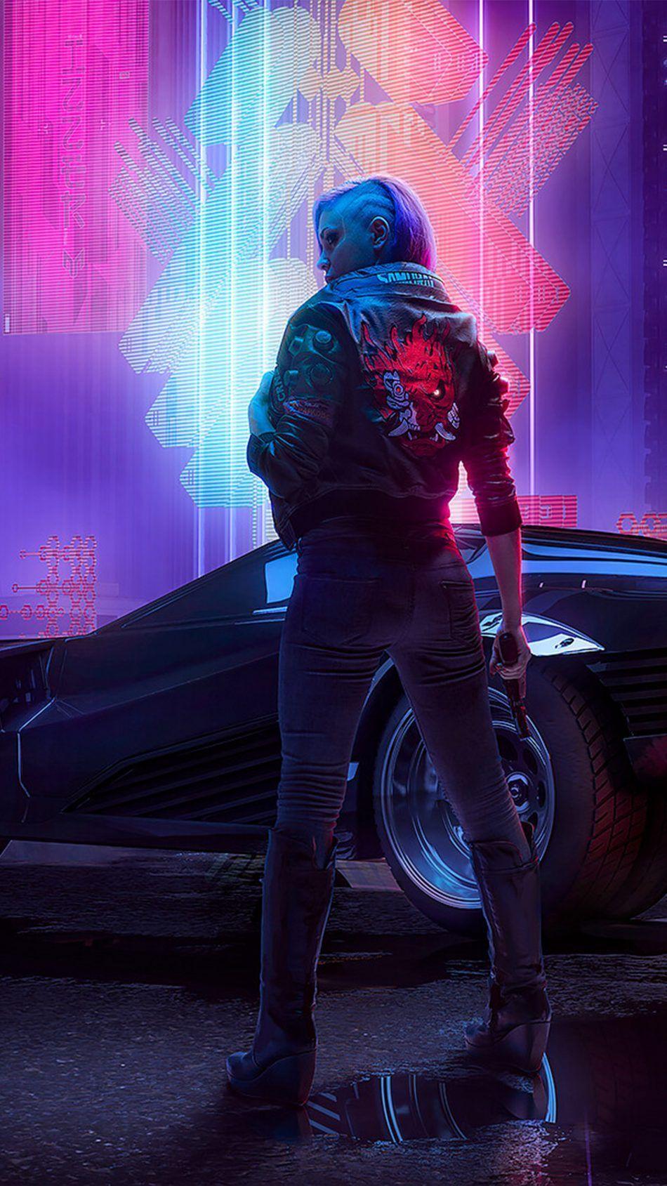 950x1689 Futuristic Cyberpunk 2077 4K Ultra HD Mobile Wallpaper. Cyberpunk girl, Cyberpunk aesthetic, Cyberpunk 2077