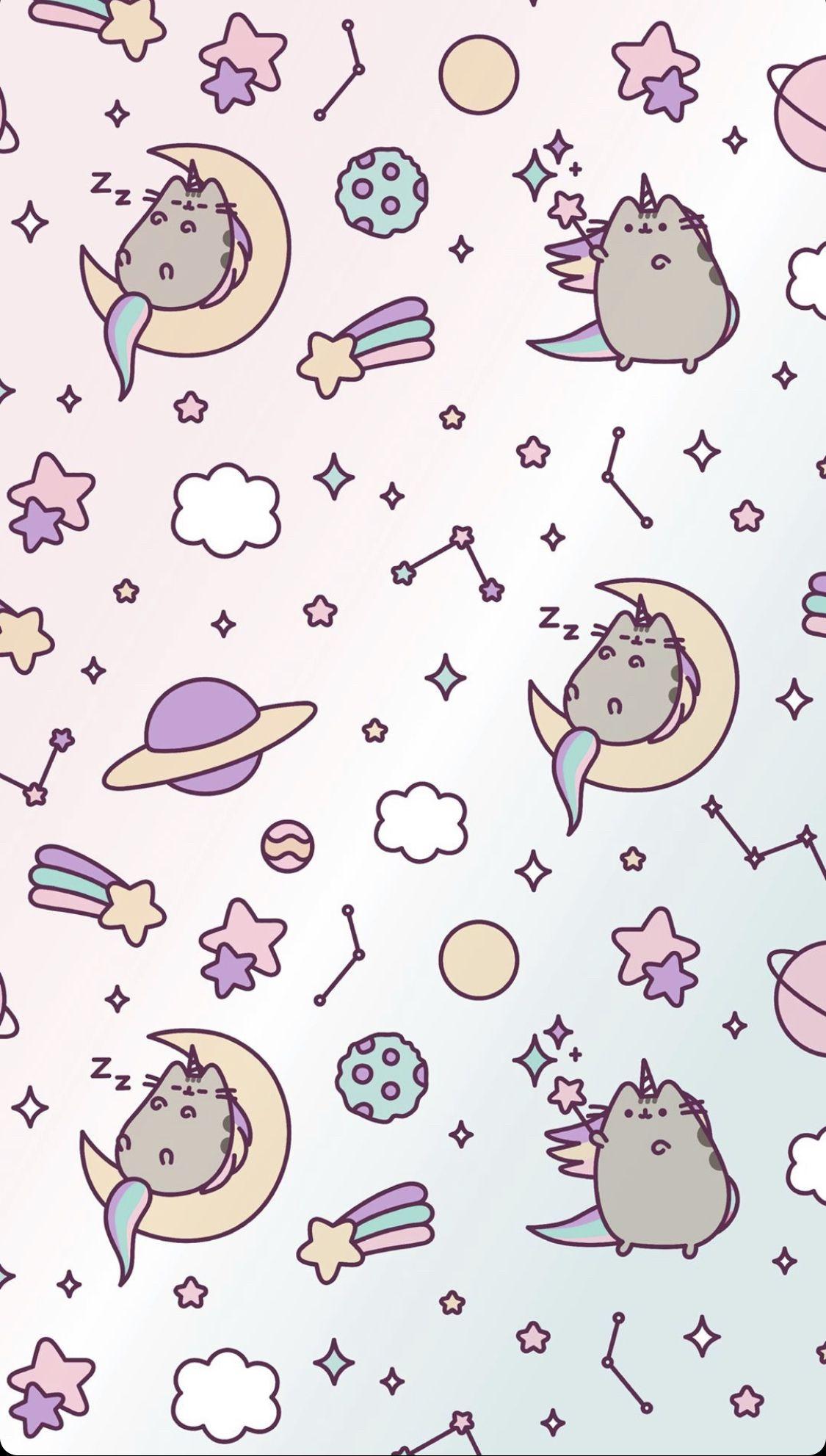 pusheen rainbow unicorn