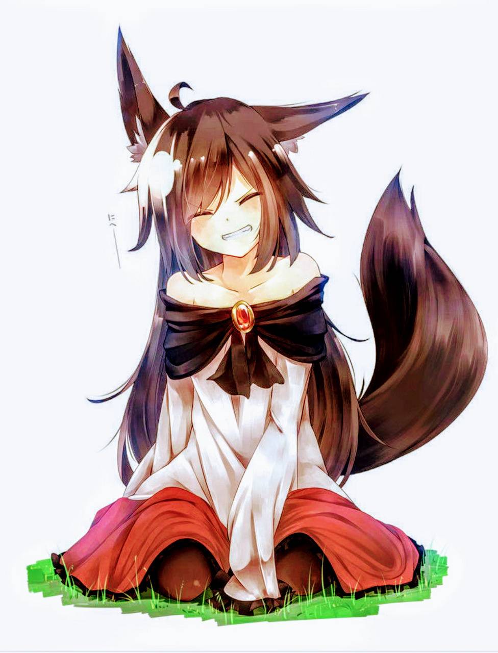 Cute anime fox-girl :3 by DarkFox16 -- Fur Affinity [dot] net