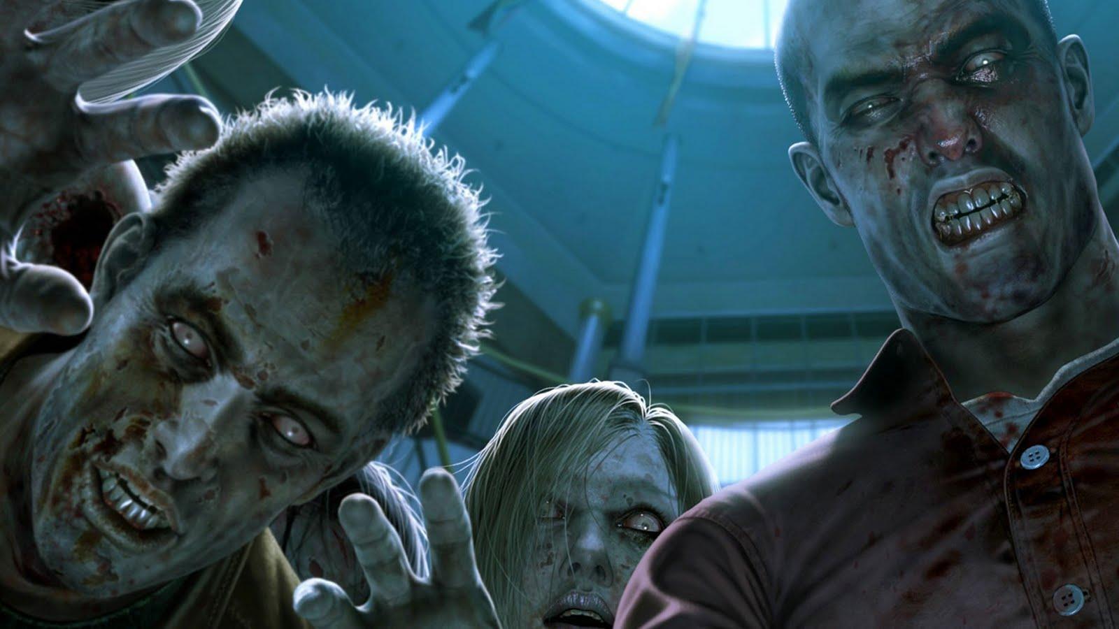 1600x900 Zombie Wallpaper HD Group Looking At You