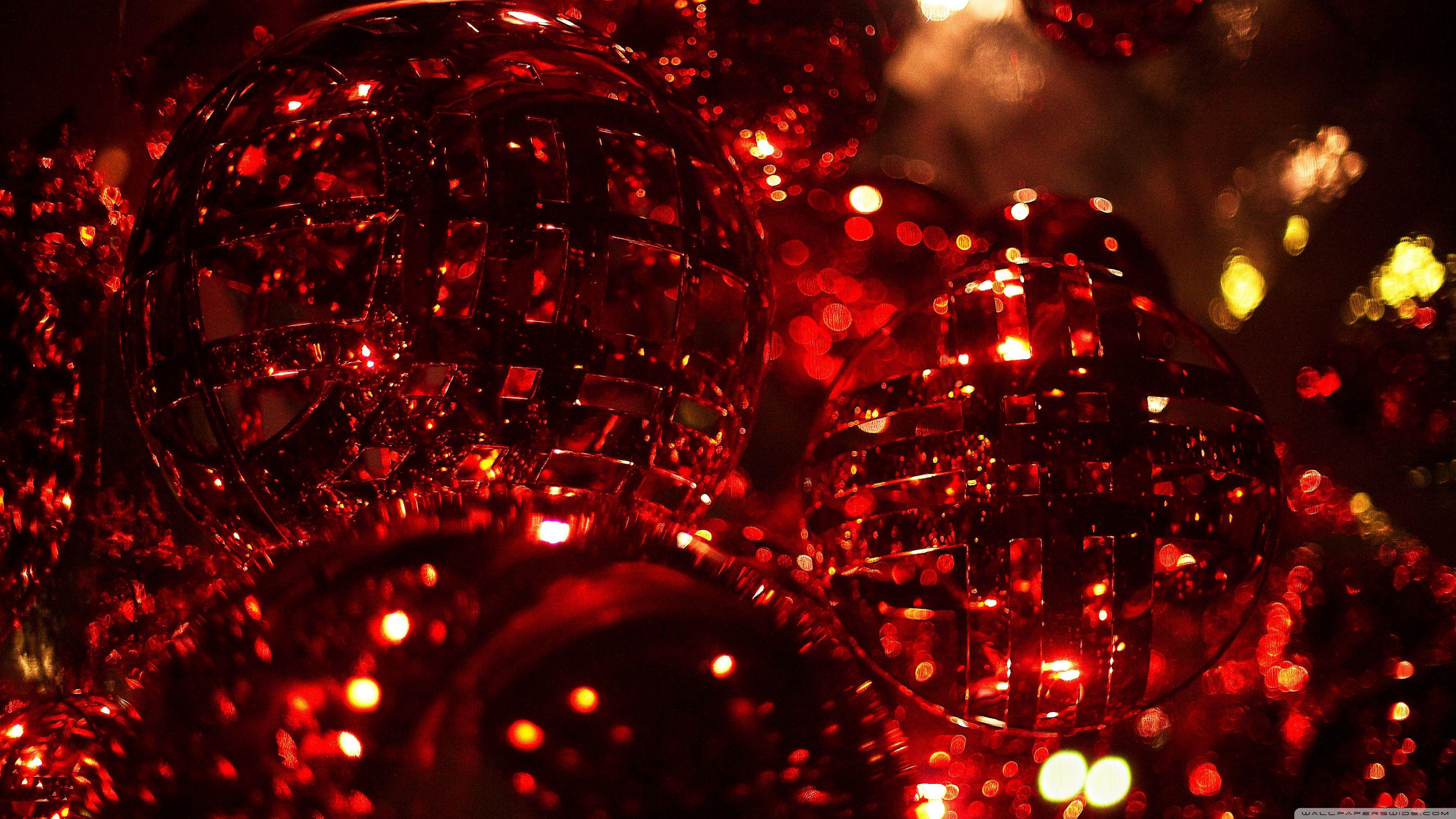 3554x1999 Red Christmas Ultra HD Desktop Background Wallpaper for 4K UHD TV