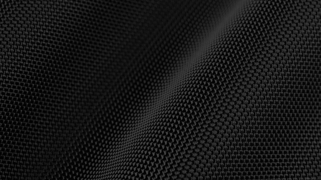 1366x768 Tri Nylon Dark Black Android Texture Samsung Pattern Wallpaper