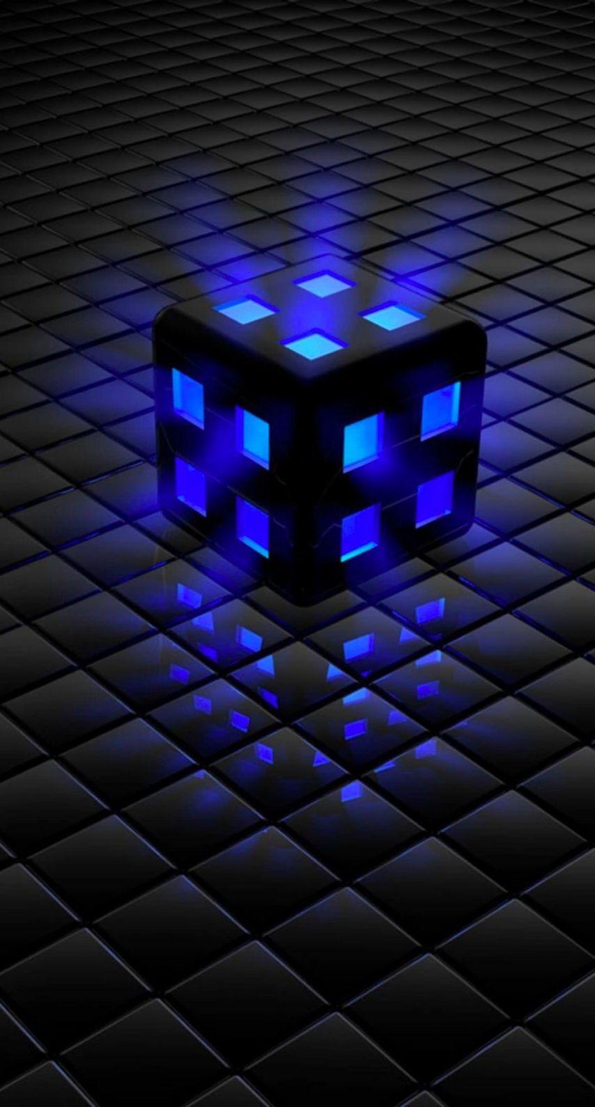 854x1590 Best 3D Black iPhone Wallpaper