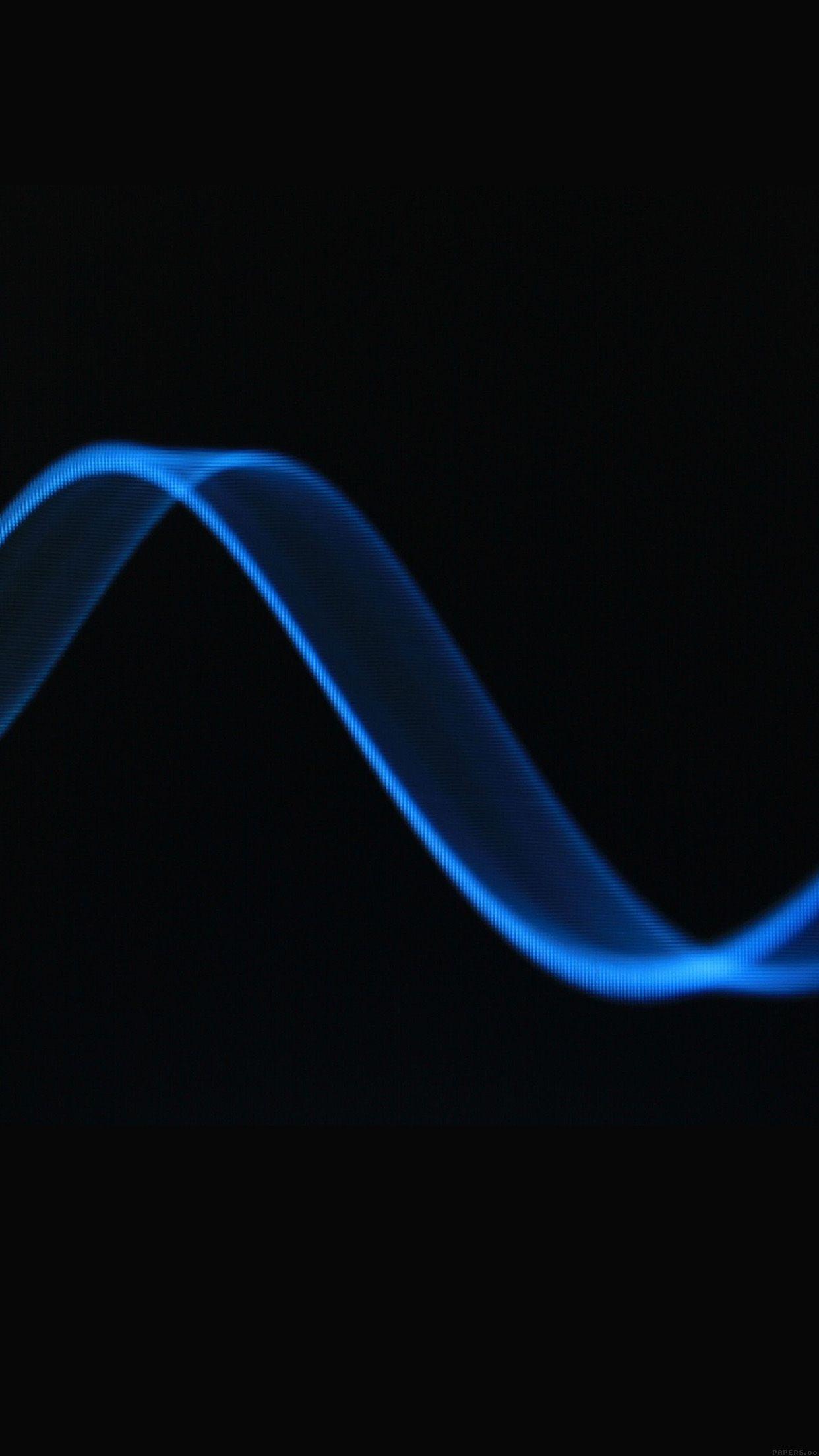 1242x2208 Wave Dark Blue Pattern
