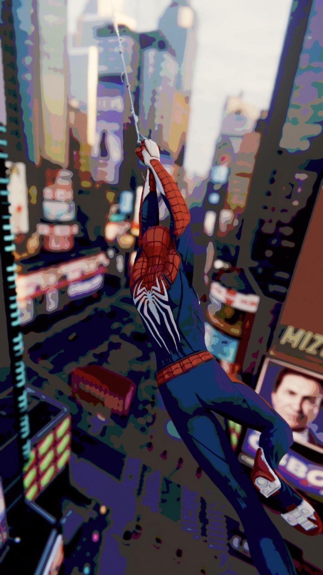 1080x1920 Spider Man Ps4 Mobile Wallpaper Gallery Man Ps4 Phone