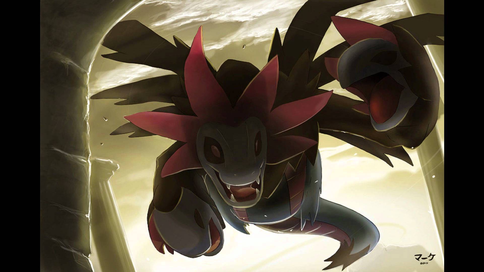 1920x1080 Hydreigon HD Wallpaper
