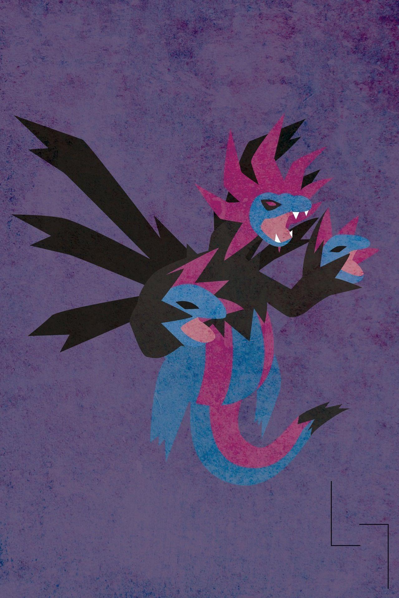 1280x1920 Hydreigon. Arte pokemon, Pokemon, Arte