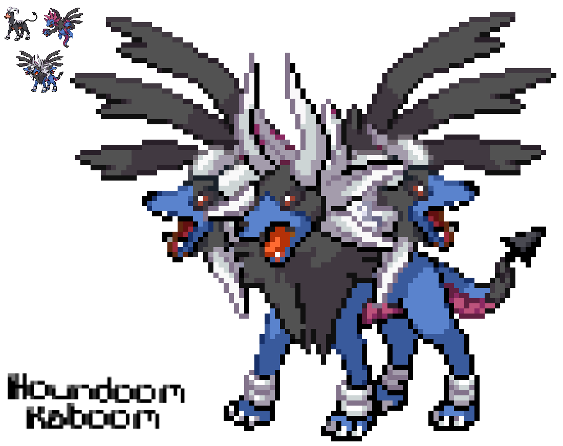 1100x872 Houndoom X Hydreigon