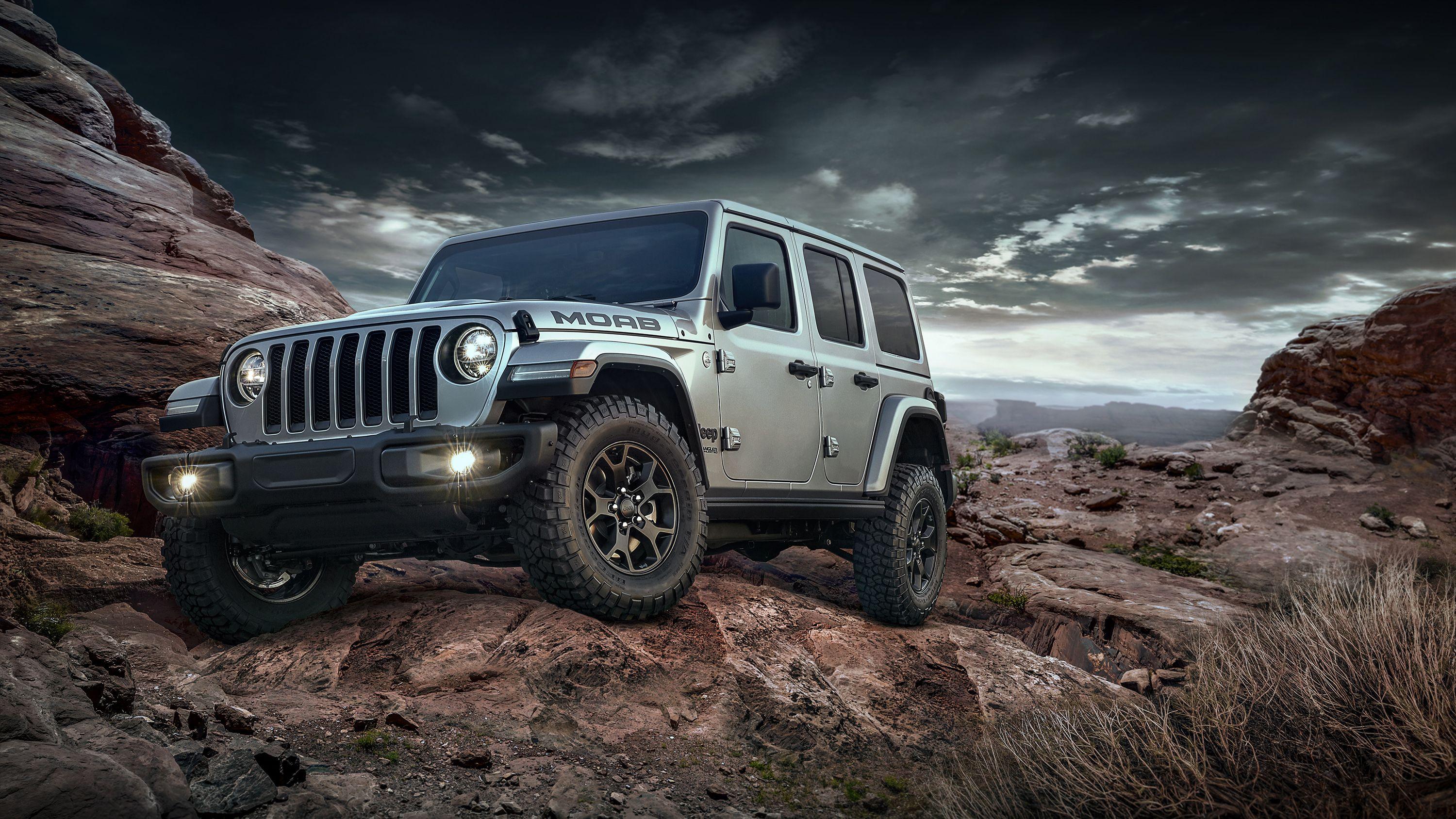 3000x1688 Jeep Wrangler SUV 2018 in the mountains Desktop wallpaper 1600x1200