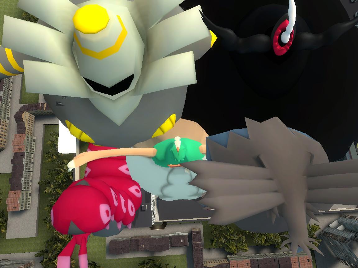 1152x864 Fat Dusknoir, Darkrai, Scolipede, Hydreigon, And Decidueye