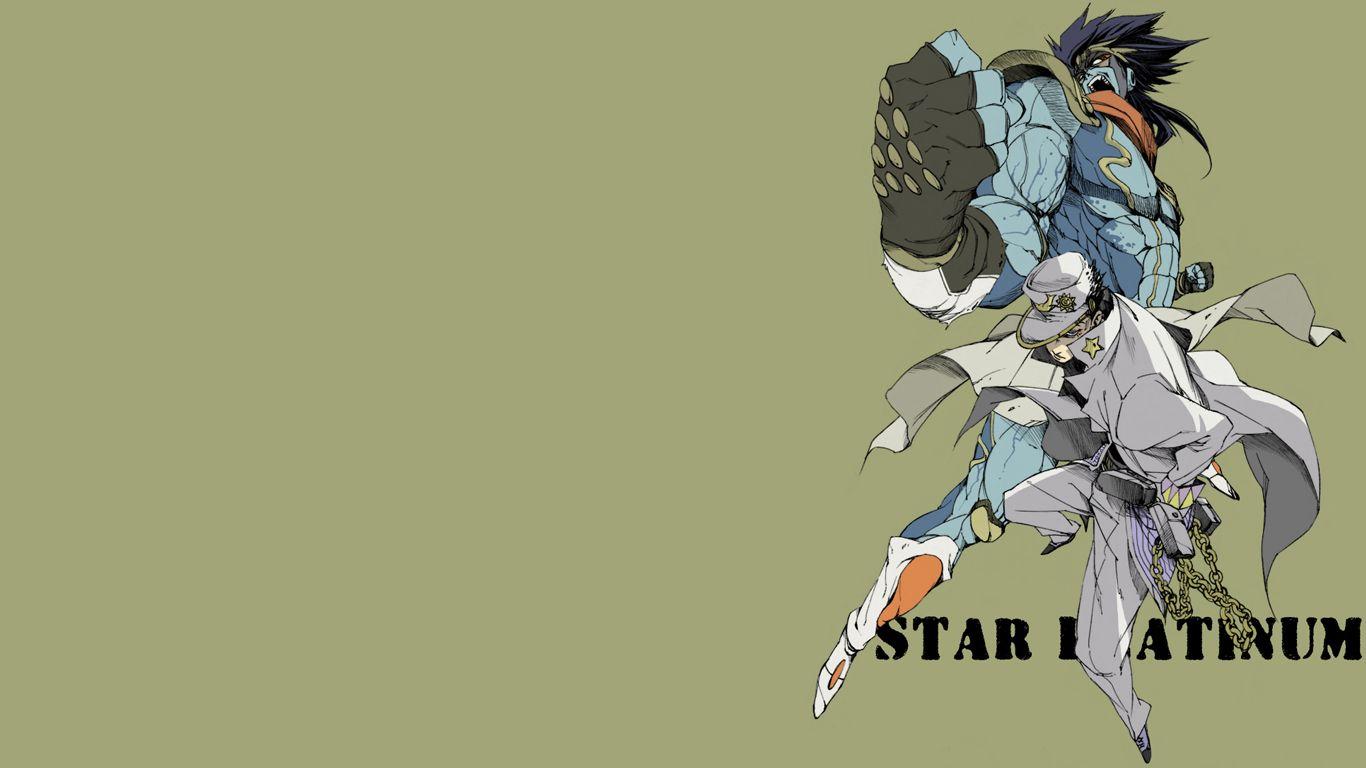 1366x768 Kujo Star Platinum Jojo's Bizar Adventure Diamond Jotaro