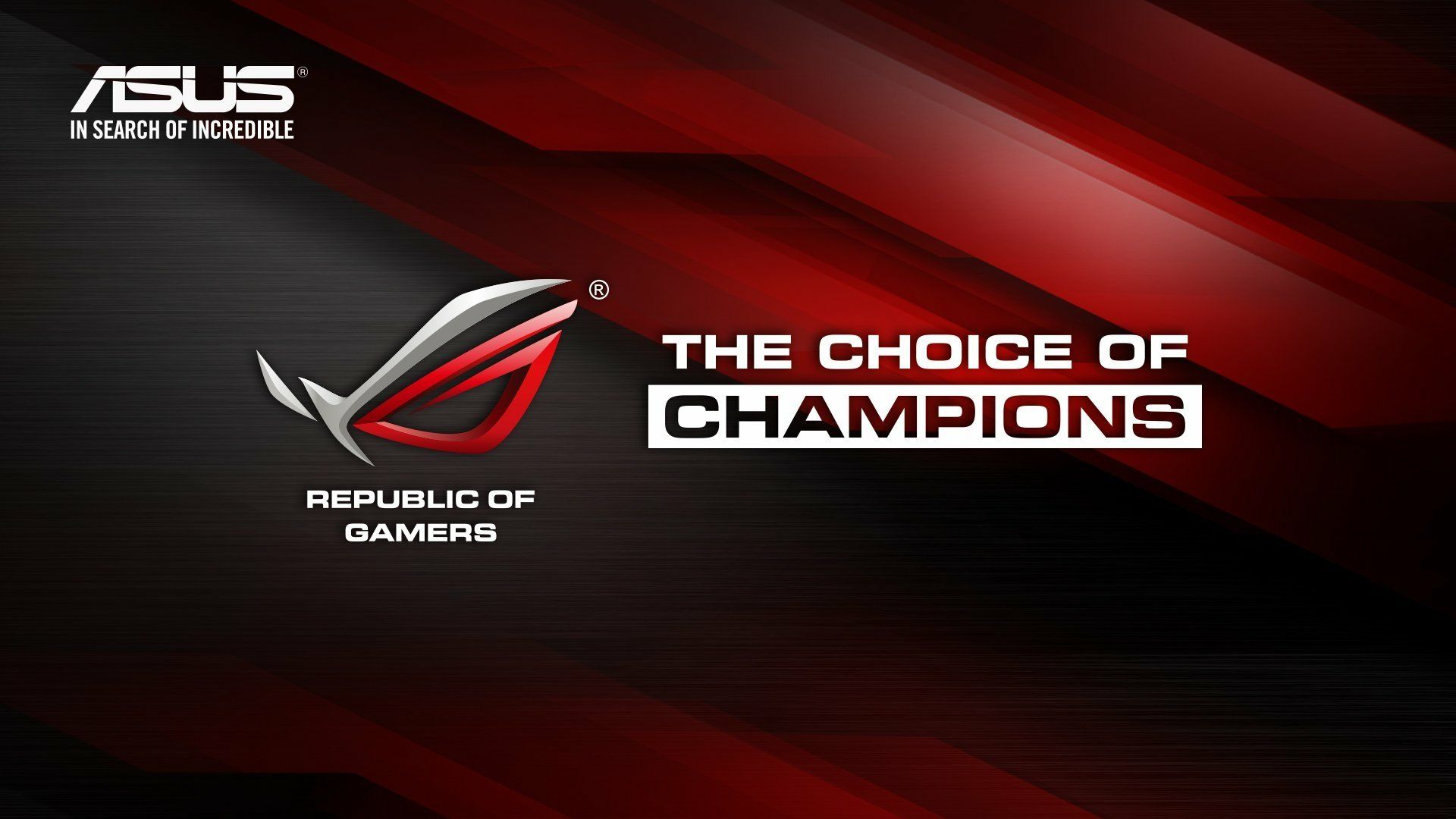 1920x1080 ASUS ROG: The Ultimate Republic of Gamers HD Tech Wallpaper