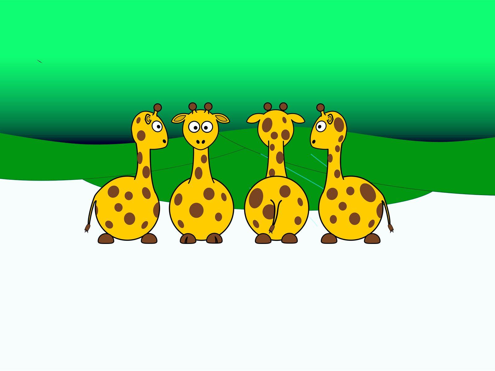 Cartoon Giraffe Wallpapers - Top Free Cartoon Giraffe Backgrounds