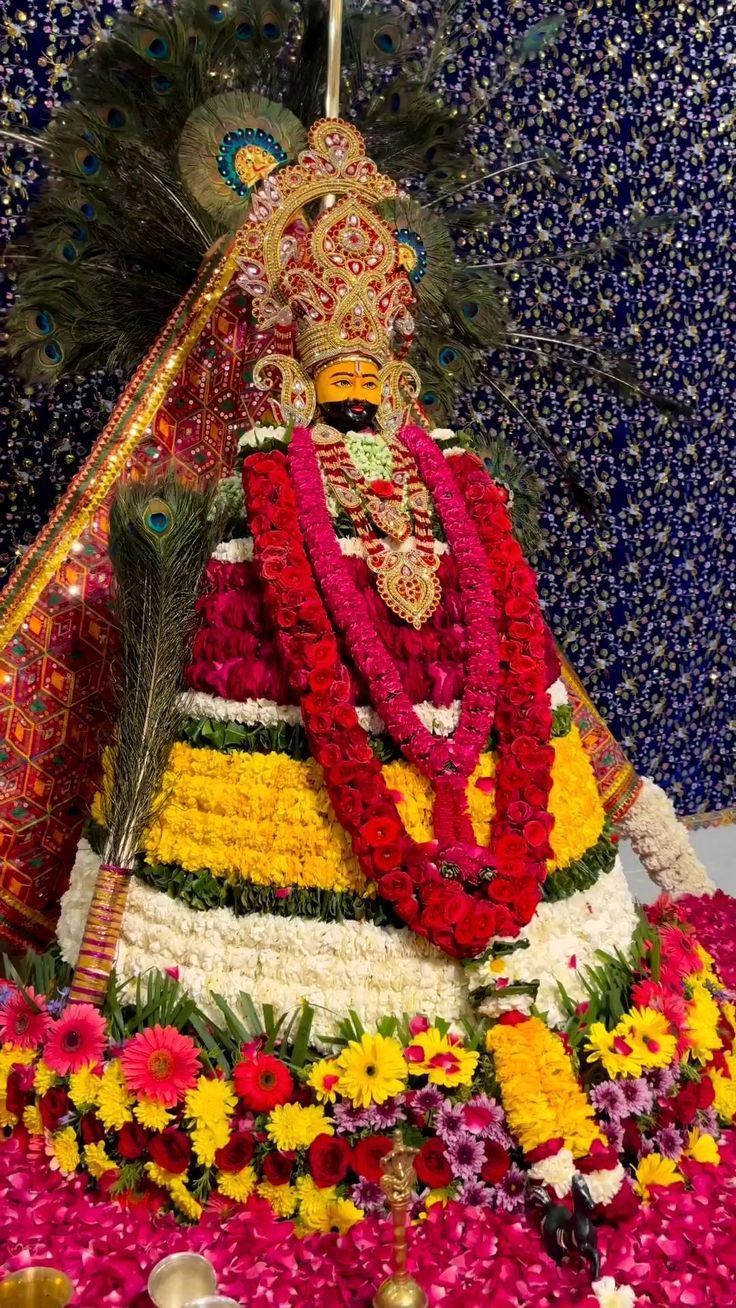 736x1308 Ujjain Khatu Shyam ji Mandir. Status wallpaper, God venkateswara image HD wallpaper, Happy diwali image