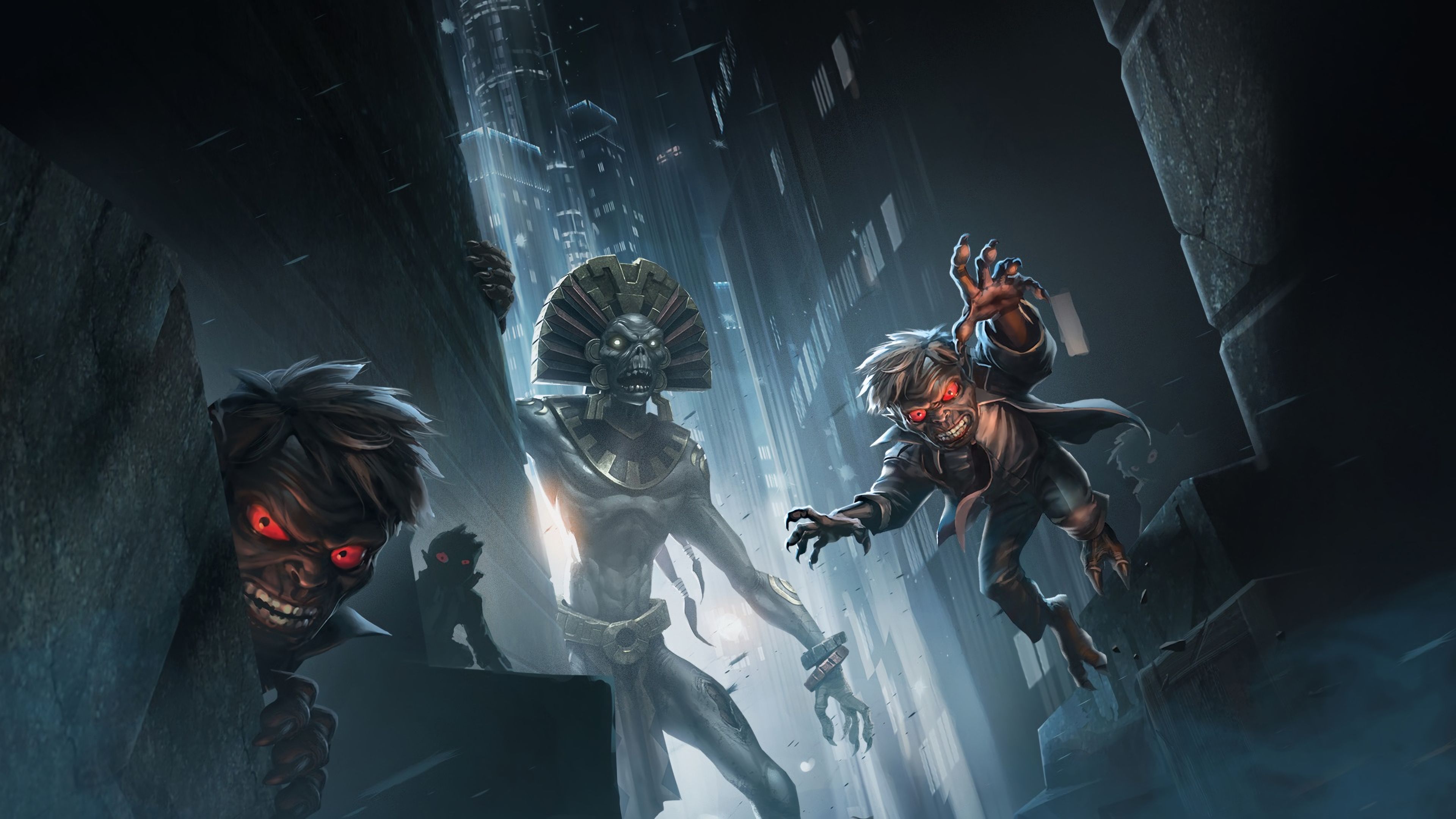 3840x2160 Download Mictlantecuhtli (DC Comics) Movie Constantine: City Of Demons 4k Ultra HD Wallpaper