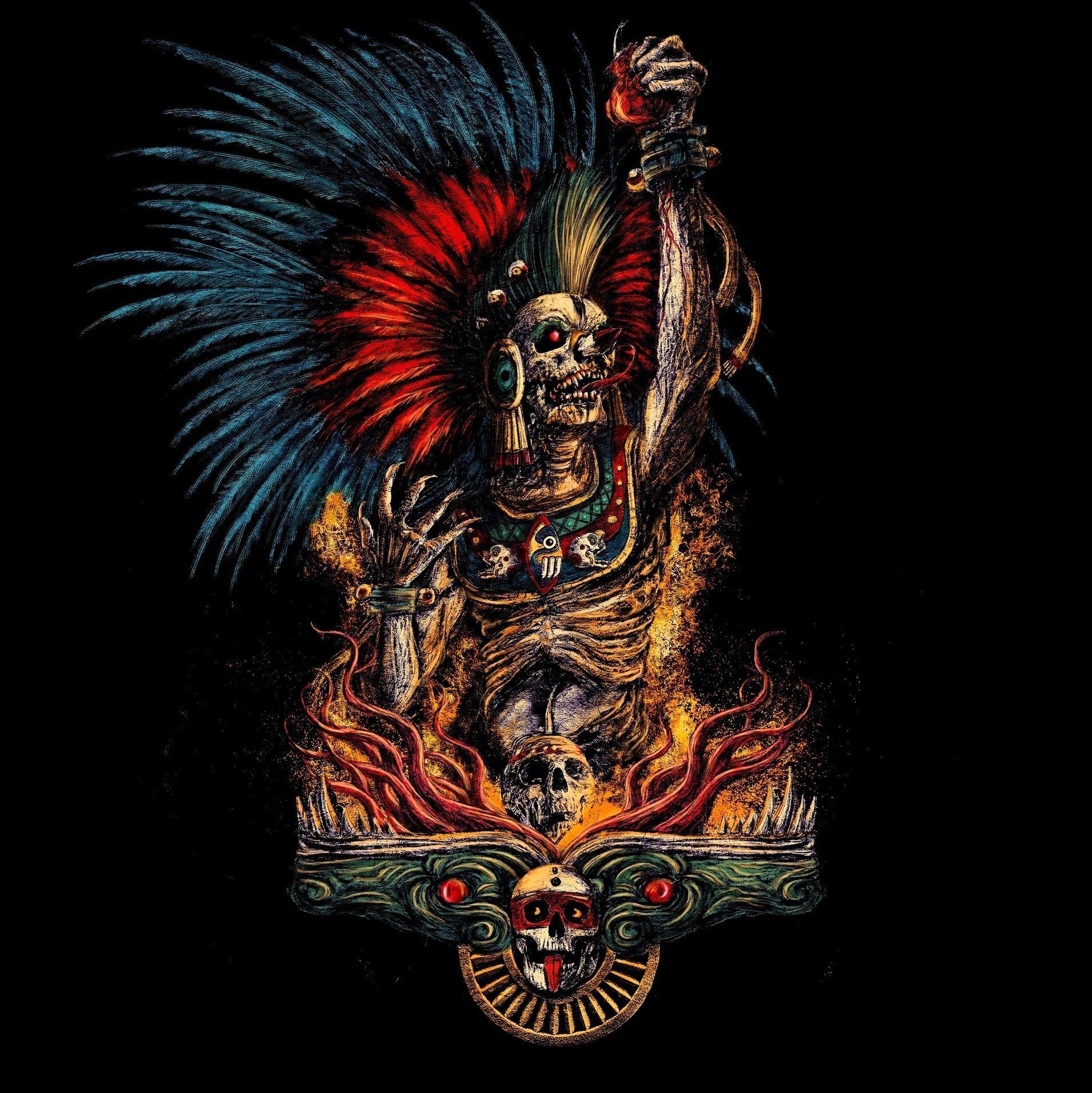1909x1910 NestorAvalos on X: Artwork and flyer design for Warhammer for their upcoming Mexican Tour this November 2022 10.11. Mexico City 11.11 Uruapan 12.11 San Luis Potosi 13.11 Guadalajara + MICTLANTECUHTLI, the Aztec
