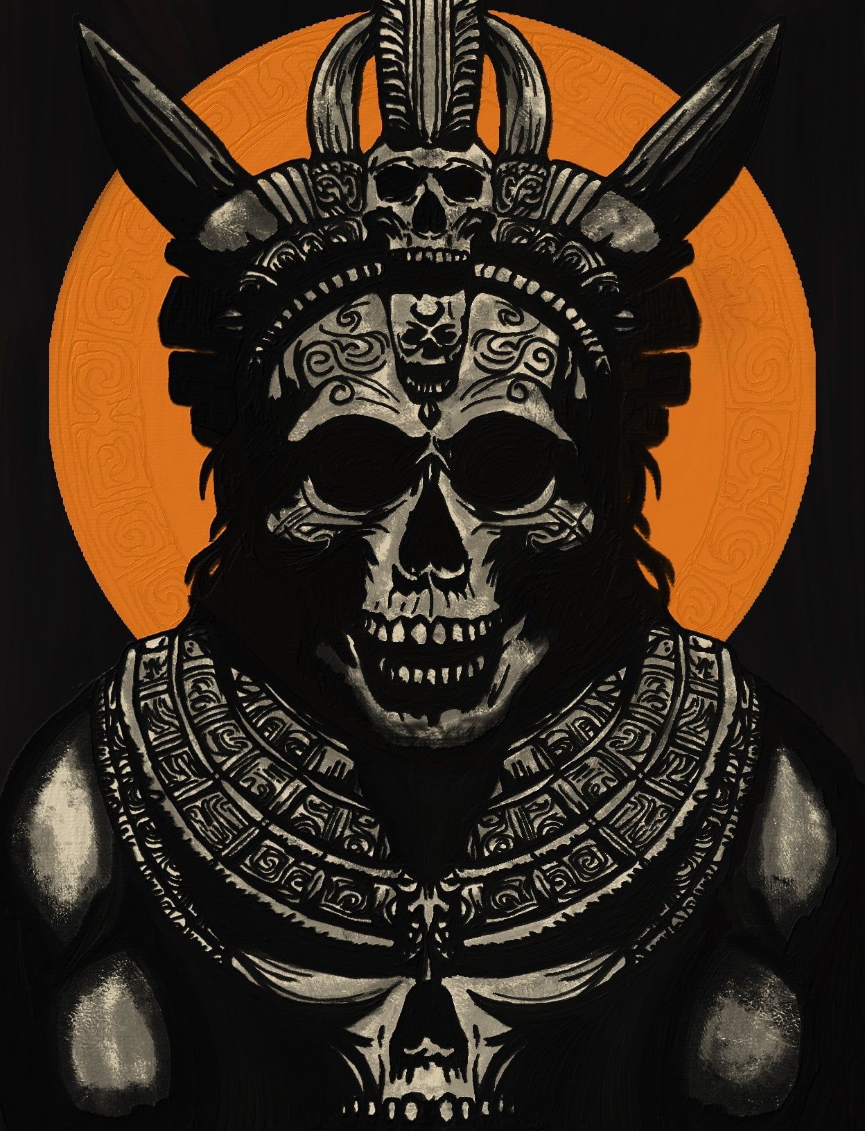1248x1632 Mictlantecuhtli asked for his portrait