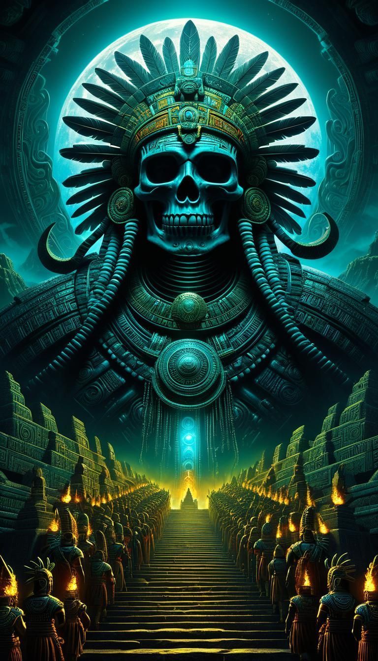 768x1344 Entering Mictlan, the realms of the dead III