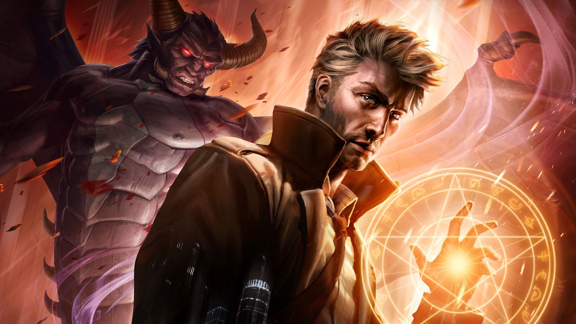 2000x1125 Download Mictlantecuhtli (DC Comics) Movie Constantine: City Of Demons 4k Ultra HD Wallpaper