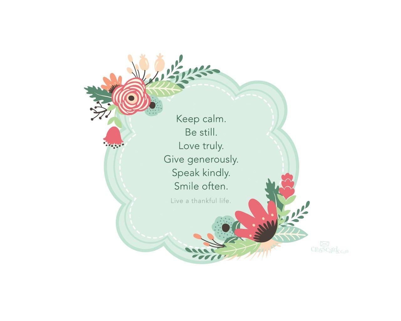 1280x1024 Thankful Life Wallpaper Flowers Desktop Background
