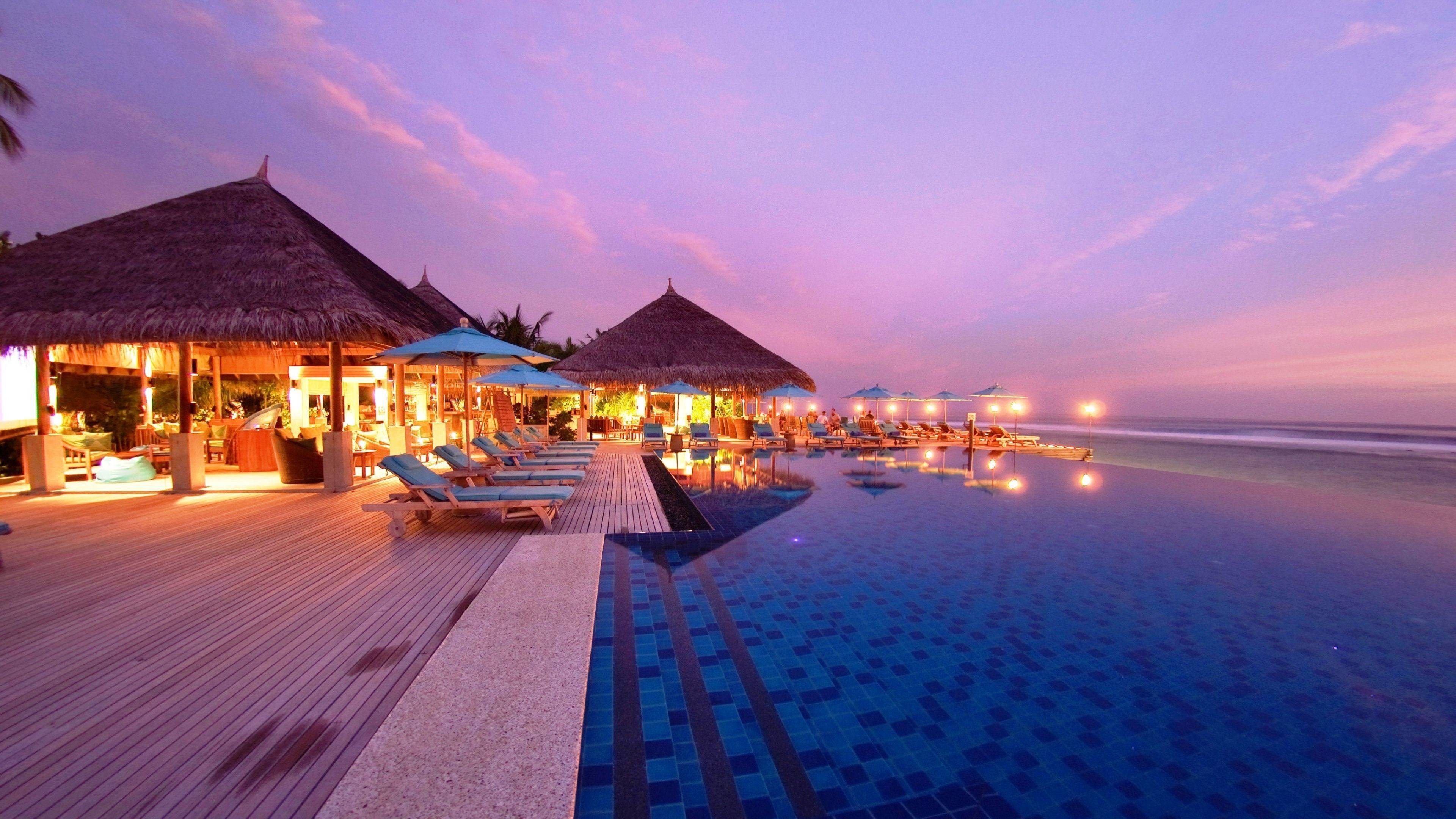 3840x2160 Maldives 4K wallpaper for your desktop or mobile screen free