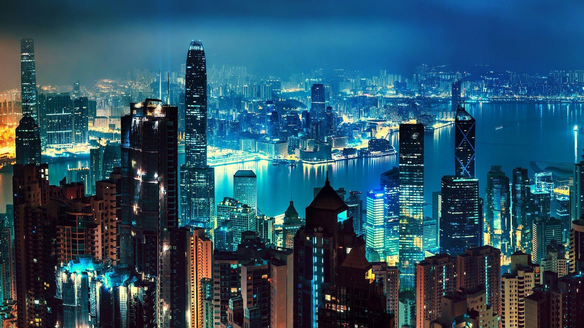 Hong Kong Night Wallpapers - Top Free Hong Kong Night Backgrounds