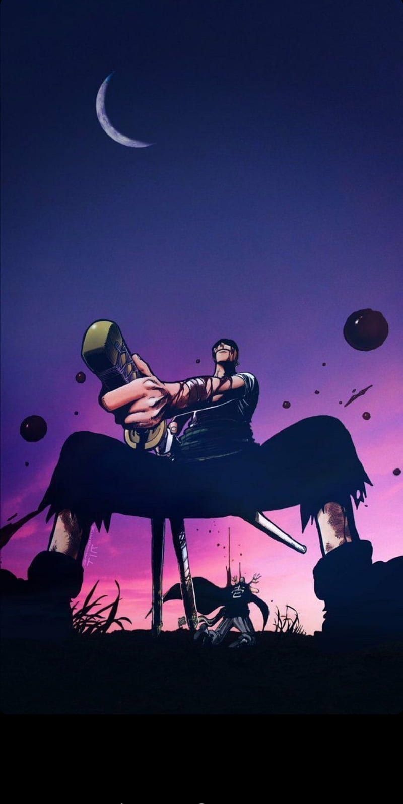 800x1596 HD roronoa zoro manga wallpaper