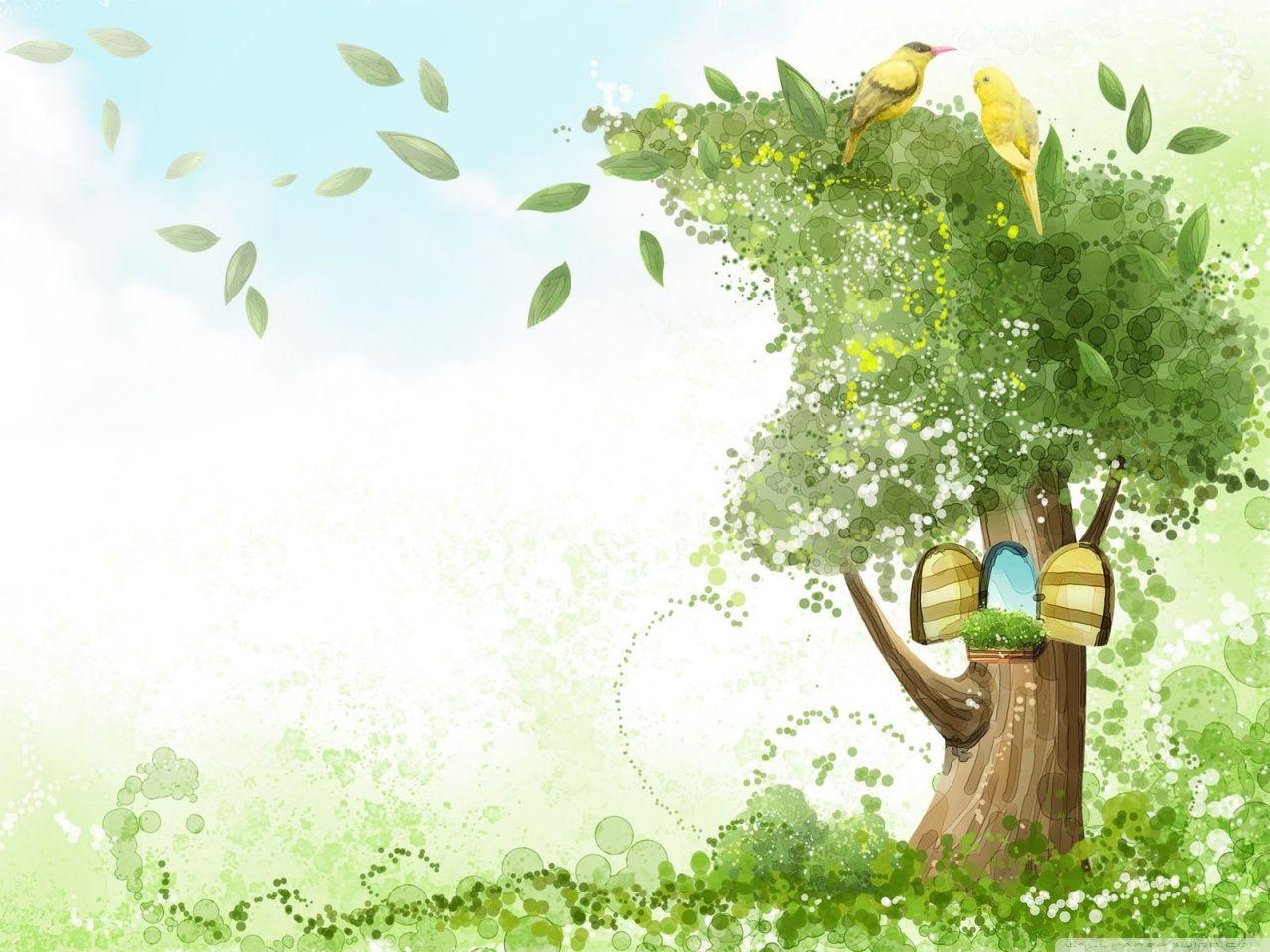 Cartoon Tree Wallpapers - Top Free Cartoon Tree Backgrounds -  WallpaperAccess