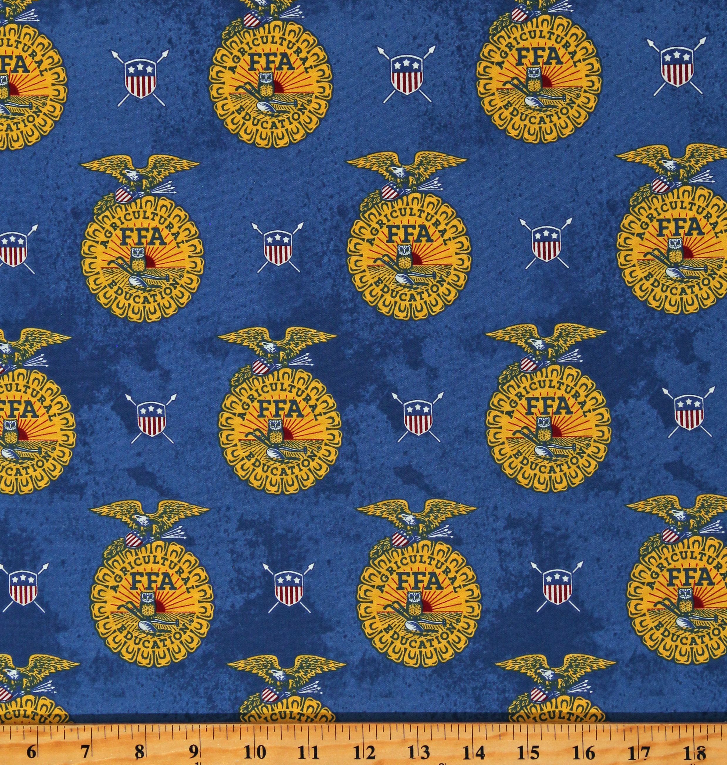 2477x2609 D564.73 Cotton FFA Forever Blue Refreshed Agricultural Educa