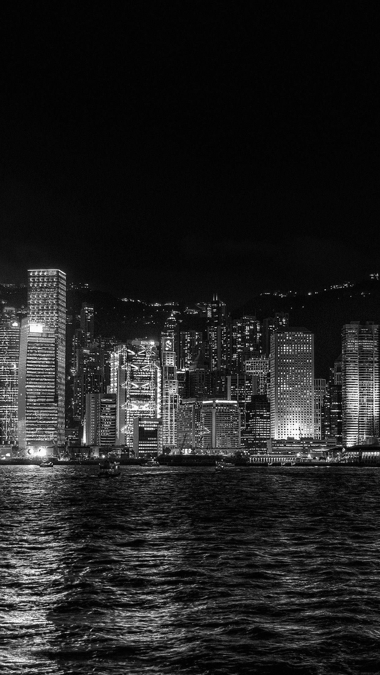 1242x2208 iPhone 6 wallpaper. hongkong night