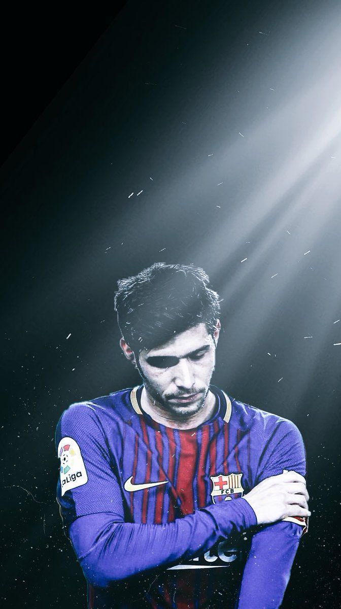 672x1200 False on X: Sergi Roberto x FC Barcelona. Captain. Wallpaper / X