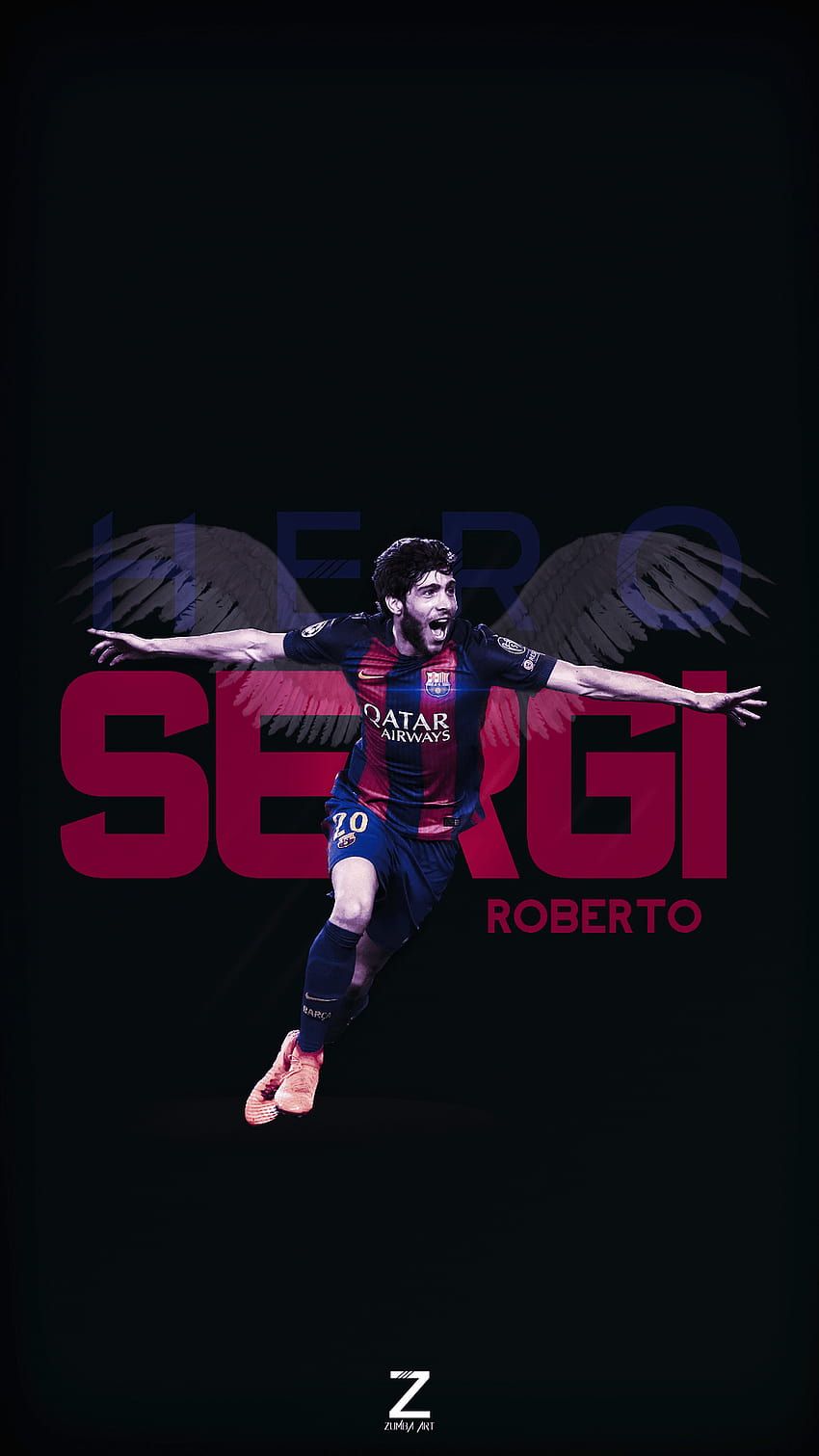 850x1511 Sergi Roberto HD phone wallpaper