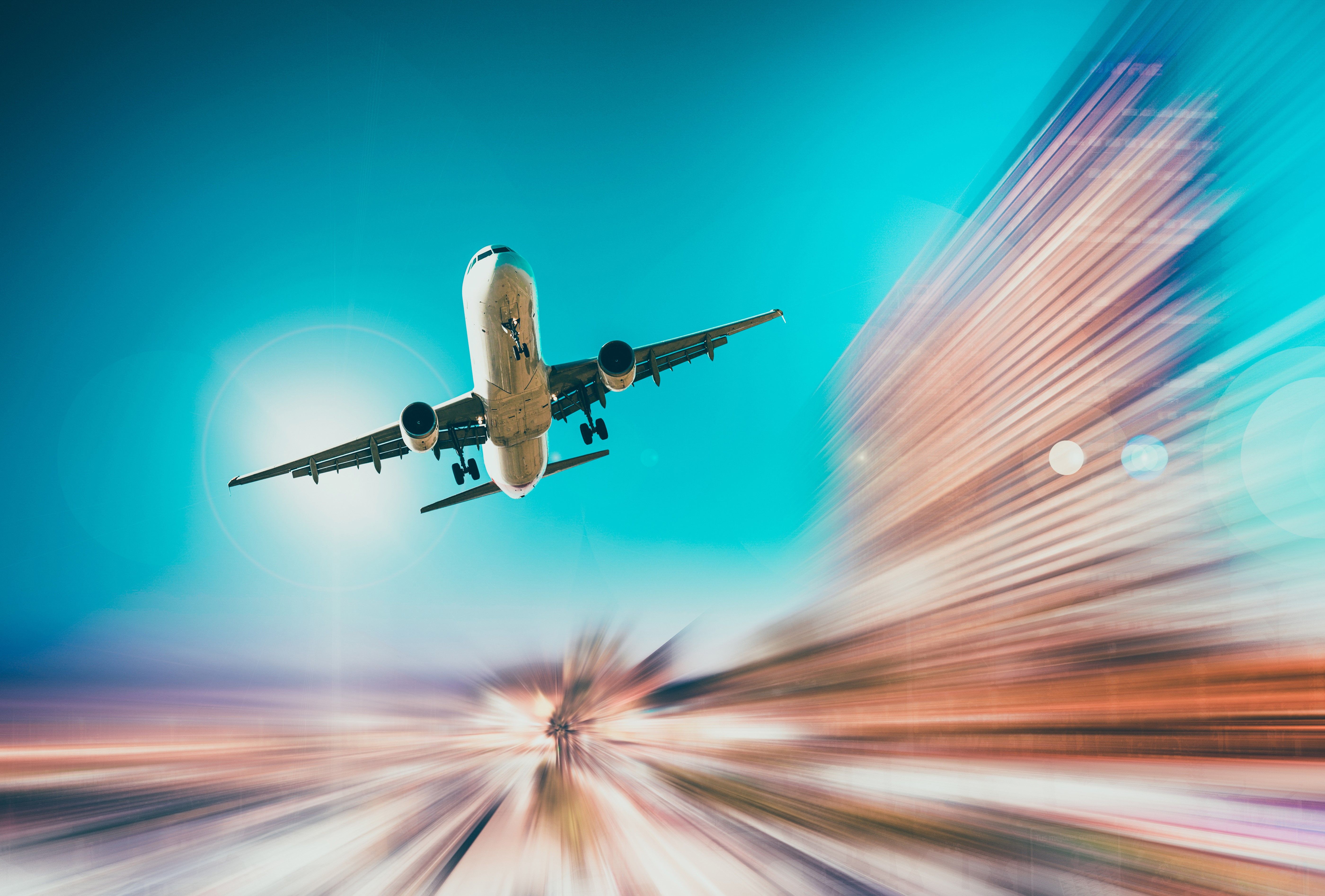 5600x3790 4K, 5K, Airplane, Passenger Airplanes, Flight, Takeoff, HD Wallpaper