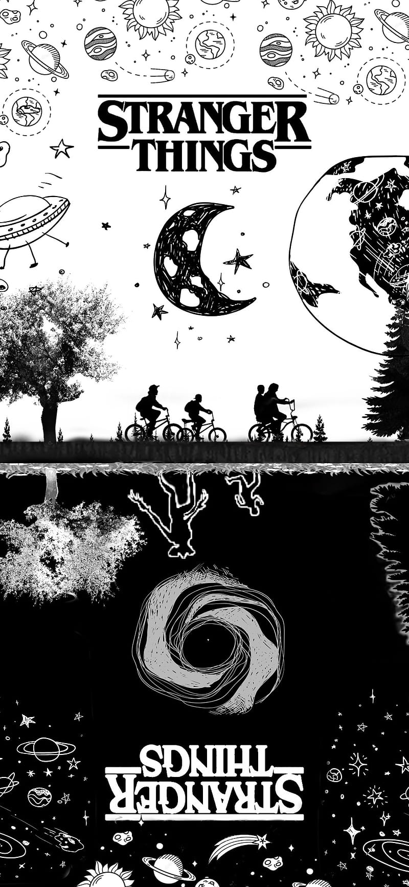800x1733 Stranger things, dark, suspendo, terror, HD phone wallpaper