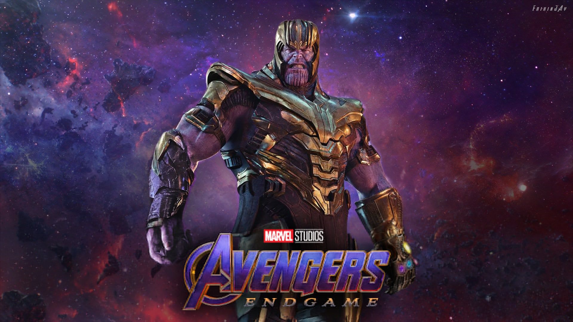 1920x1080 Wallpaper space, space, Thanos, Thanos, Avengers: Endgame, Avengers Finale, mad titan, mad Titan for mobile and desktop, section фильмы, resolution 1920x1080