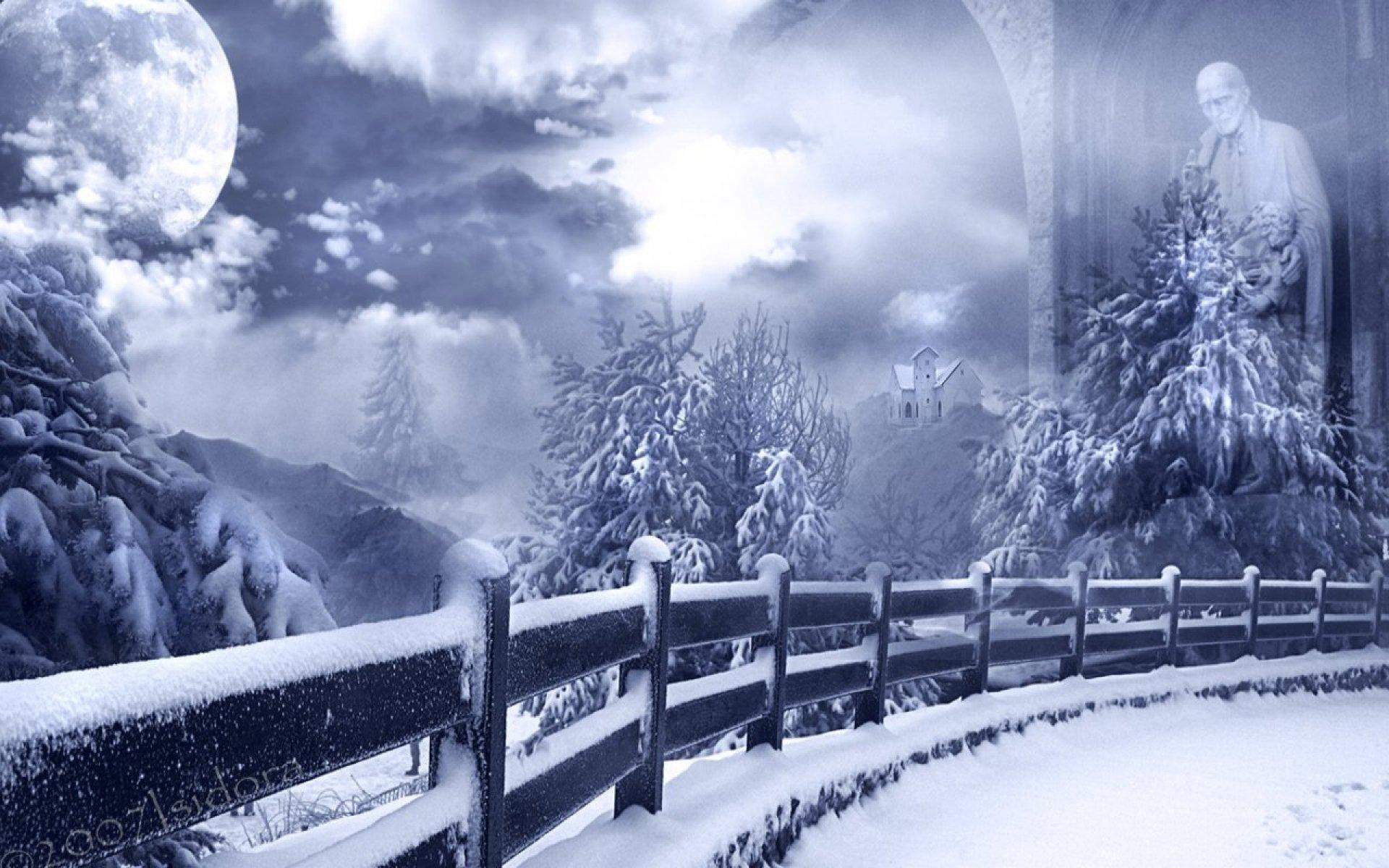 3D Winter Wallpapers - Top Free 3D Winter Backgrounds - WallpaperAccess