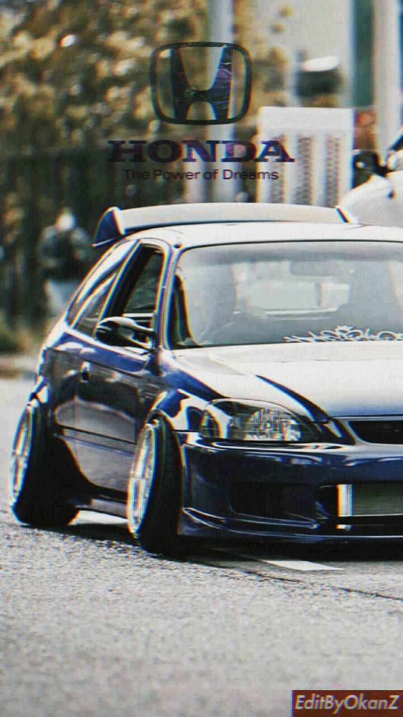 800x1422 Honda, ek honda civic, jdm, tuning, HD phone wallpaper