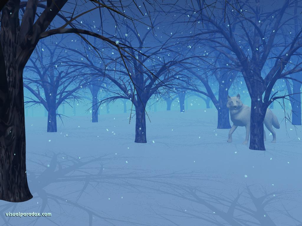 1024x768 Winter Wallpaper Snow In The Woods. All Wallpaper Desktop