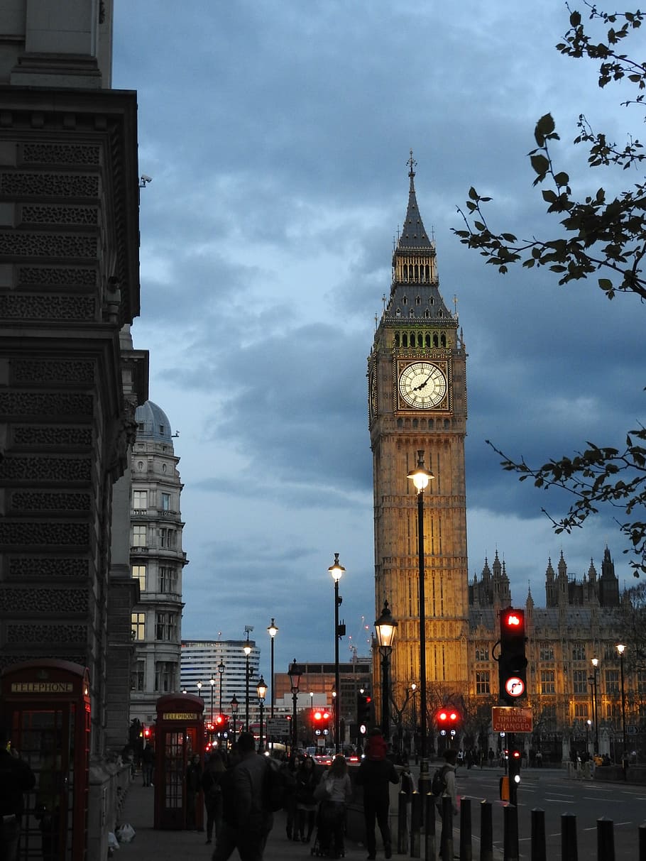 910x1213 HD wallpaper: clock, big ben, places of interest, clocktower, england, clock tower