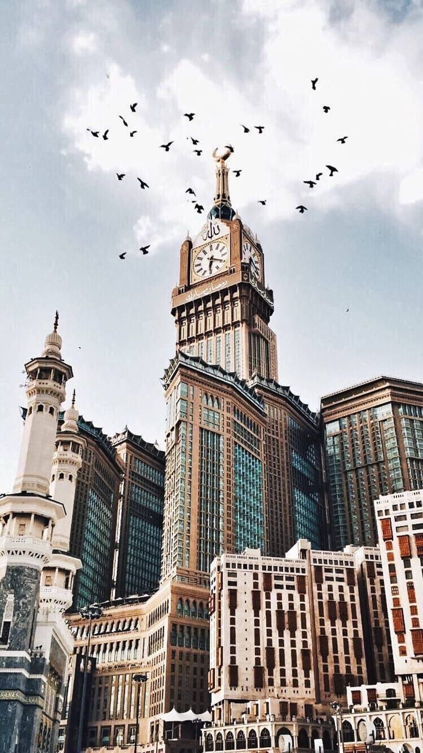 850x1511 Mecca Clock Tower by faraz_hasan, makkah iphone HD phone wallpaper