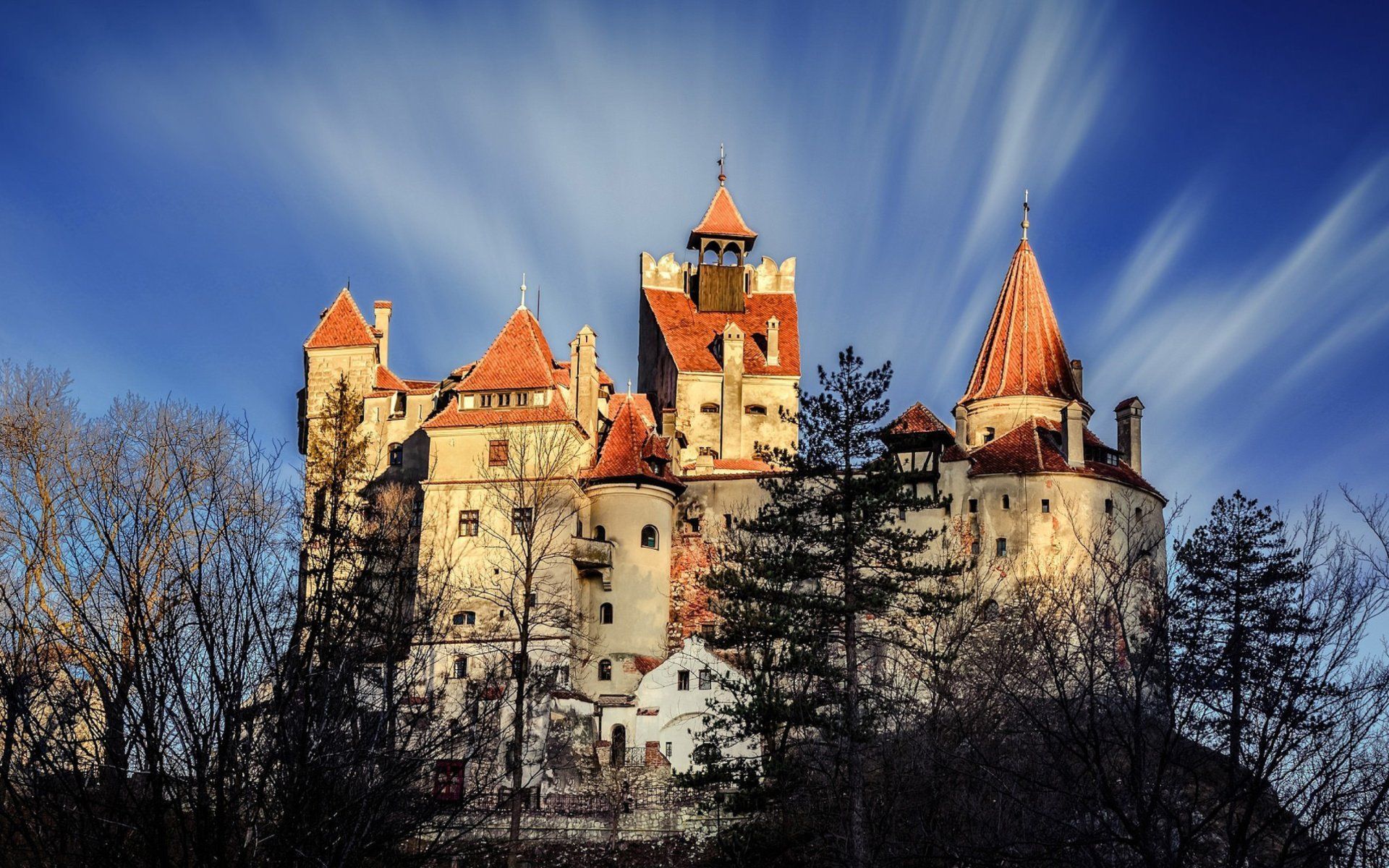 1920x1200 Download Castle Romania Transylvania Man Made Bran Castle HD Wallpaper