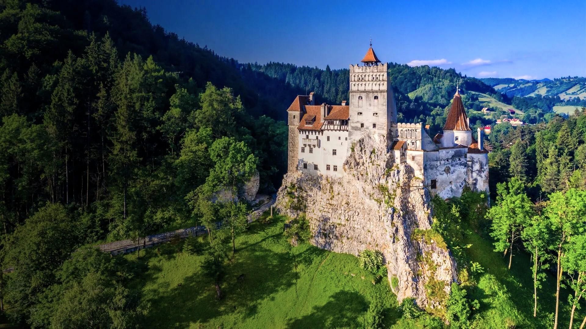 1920x1080 Bran castle, Brasov county, Romania