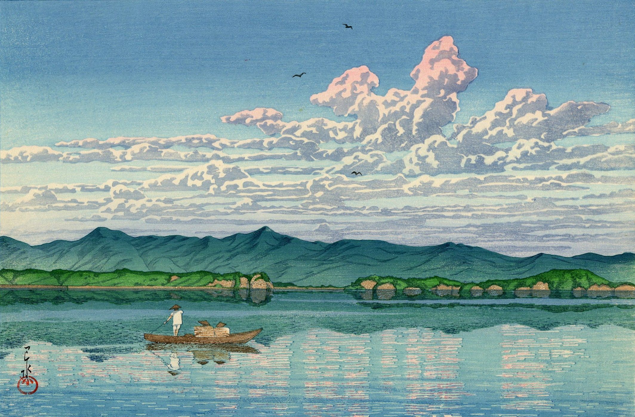 Poster Notte al tempio Kiyomizu, Kyoto, Kawase Hasui | Vertigo