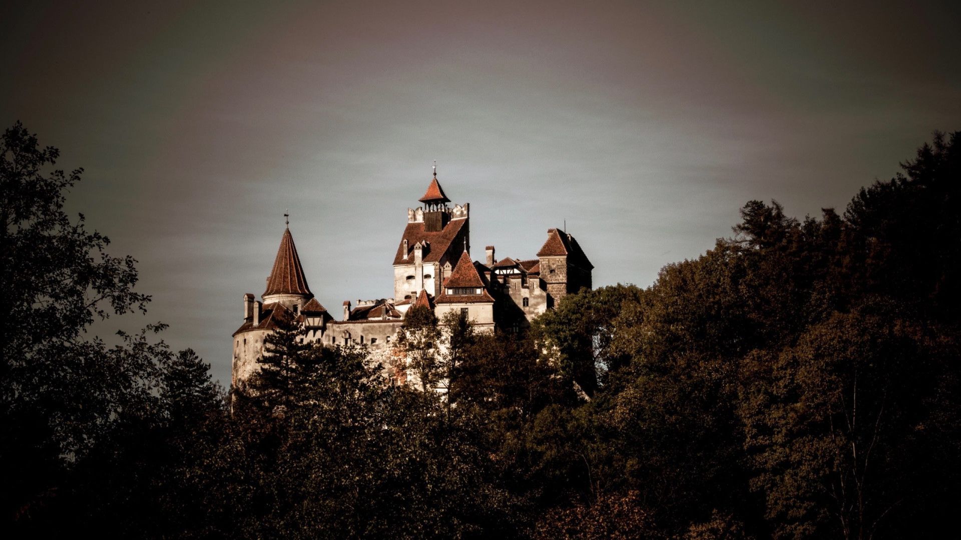 1920x1080 Bran Castle Wallpaper HD 98337