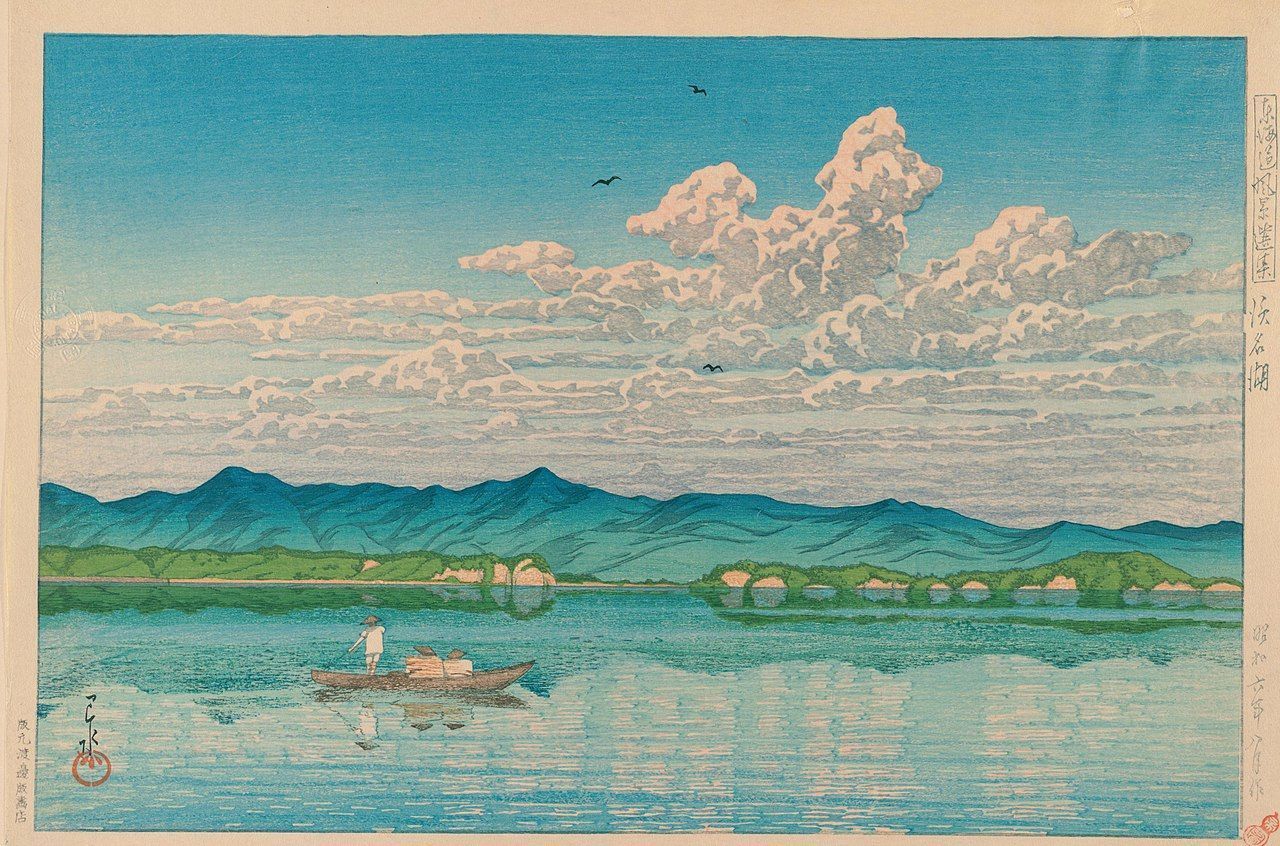 1280x846 Lake Hamana by Kawase Hasui of Japanese Culture